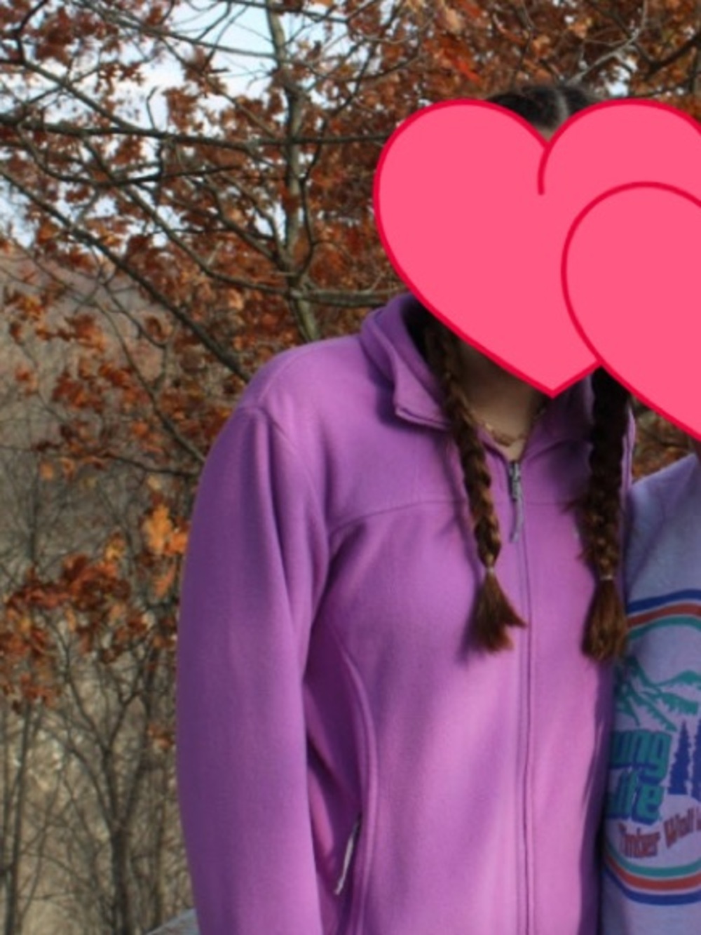 Columbia Purple Full-Zip Fleece Jacket